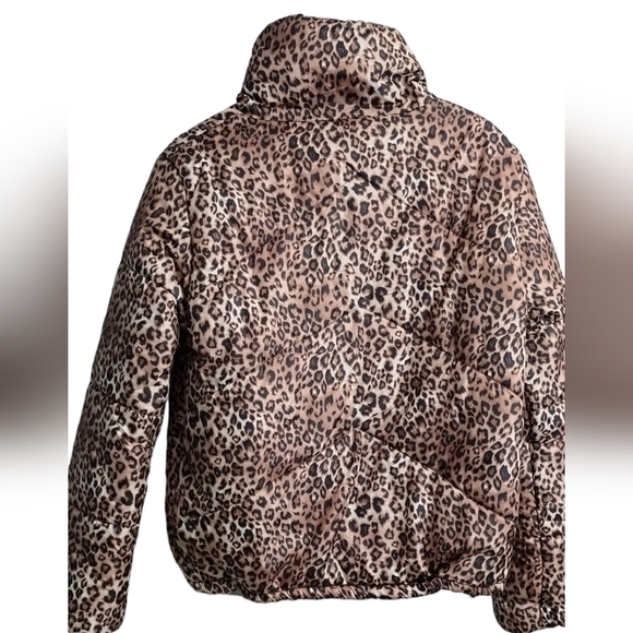 Me Jane Leopard Puffer Coat Women's Med NWT - Picture 6 of 6